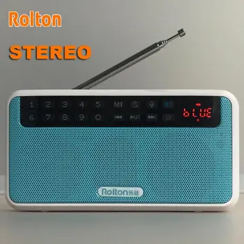 Rolton E500 Portabil Bluetooth Stereo Difuzor Bass Dual Radio FM Înregistrare TF Music Player Cu Display LED Lanterna