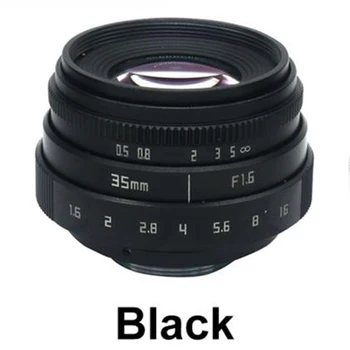 35mm F1.6 C Montură Lentilă aparat de Fotografiat cu Inel Adaptor pentru Sony a7S / a7R / a7 / α6000/ α5100 / α5000 / α3000/ NEX-C3/ NEX-5