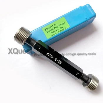 Xquest 6H Dreapta șuruburi Metrice Fir Plug Gauge M24 M24X3 M24X2 de Măsurare filet fin Gage Calibre T Z m24x1.5 M24x1 calibrador