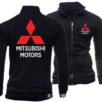 2020 simplu Nou fără pălărie rever masina logo-ul Mitsubishi primăvara și toamna sport de agrement tendință de sudoare pentru bărbați cardigan