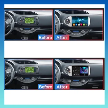 6G 128G Radio Auto Pentru Toyota Yaris 2012 -2016 2017 LHD RHD Multimedia Video Player Android 10.0 2din Suport volan