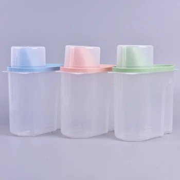 2.5/1,9 L De Plastic Cutie De Depozitare Cereale Depozitare A Alimentelor Uscate, Recipient Transparent Leakproof Sticla De Stocare Container Bucatarie