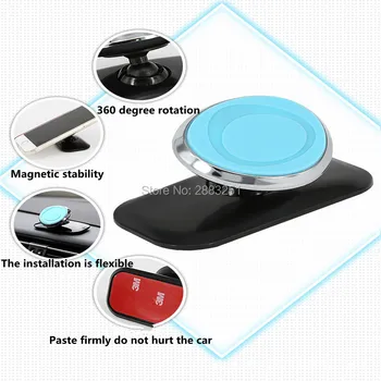 Magnetic Rotație de 360 GPS Magnet Telefon Auto Suport de Telefon pentru Toyota corolla, rav4 Yaris prius hilux avensis verso accesorii auto