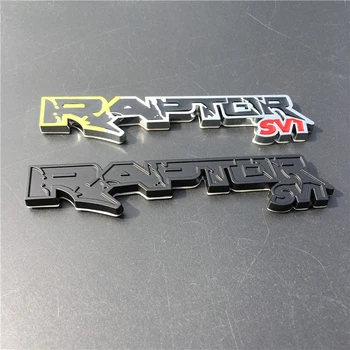 1 BUC 3D Aliaj Metalic SVT RAPTOR Logo Emblema, Insigna Autocolante Auto pentru Focus Kuga F150 Fiesta SUV Mustang Ranger Galaxy