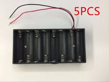 5PCS Nou din Plastic 8 X 1.5 V AA 2A Baterie Suport Cutie de Depozitare standard 12V Caz