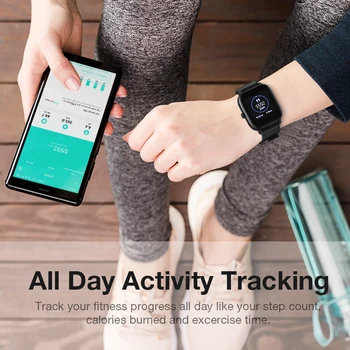 2020 SANLEPUS Smart Watch Sport Monitor de Ritm Cardiac rezistent la apa de Fitness Brățară Bărbați Femei Smartwatch Pentru Android, Apple, Xiaomi GTS