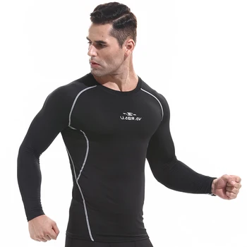 FJ506B-Antrenament fitness barbati tricou maneca Scurta barbati termică musculare culturism purta compresie Elastică Subțire exercițiu de îmbrăcăminte