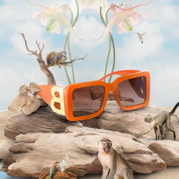 2021 Epocă Pătrat ochelari de Soare Femei Retro Brand Designer de Moda Largi Picior Ochelari de Soare de sex Masculin Metal Ochelari de UV400 în aer liber Oculos