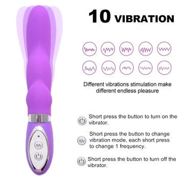 Puternic Ondulat Sassy Vibratoare biberon vibrator vibratoare pentru femei, Mov si Argintiu Culoare Adult Produse