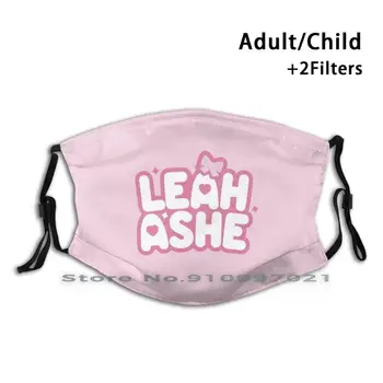 Leah Ashe Logo Design Personalizat Pentru Copilul Adult Masca Filtru Lavabil Masca De Fata Leah Ashe Itsfunneh Funneh Ldshadowlady Roi De Albine