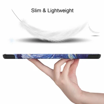 Pentru Samsung Galaxy Tab S6 Lite 10.4 inch Comprimat PU Caz Piele Flip Capacul suportului Pentru Tab S6 Lite 10.4 SM-P610 SM-T615+Film+Pen