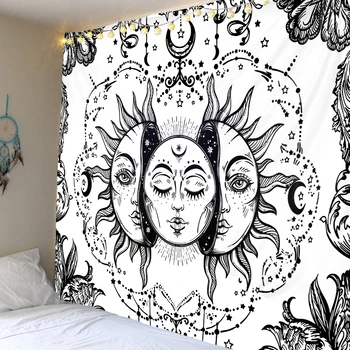 Cea mai tare vânzare floarea soarelui zeita tapiserie dormitor dormitor de decorare perete atârna o cârpă exclusiv de mari dimensiuni de aprovizionare