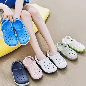 Femei Pantofi Pentru Bărbați Croc Acasă Papuci De Casă Confort Alunecare Pe Apă Casual Pantofi De Uz Casnic, Papuci, Sandale De Plajă Trecere Prin Vad Adidasi Funcționare