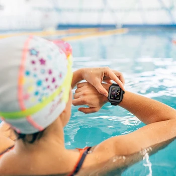 SHELLBOX rezistent la apa Curea pentru Apple Watch Seria 3 42mm 38 mm cu Bratara de Silicon pentru iwatch42 trupa accesorii