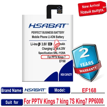 HSABAT 0 Ciclul de 6200mAh EF168 Baterie pentru PPTV Regi 7 regele 7S King7 PP6000 Telefonul Mobil de Înaltă Calitate Înlocuire Acumulator