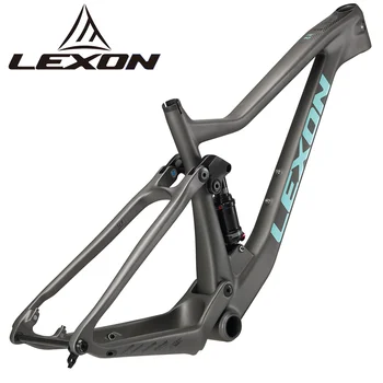 LEXON T800 XC Cadru din Carbon 29er Full Suspension din Carbon MTB Cadru BB92 Biciclete de Munte Biciclete Cadru Sarcina maxima 250kg Garantie de 2 Ani