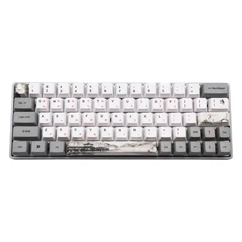 73 cheie Cerneala Sublimare Tastatură Mecanică PBT OEM Profil Taste Pentru GH60 GK61 GK64 Tastatură coreeană Japoneză rusă