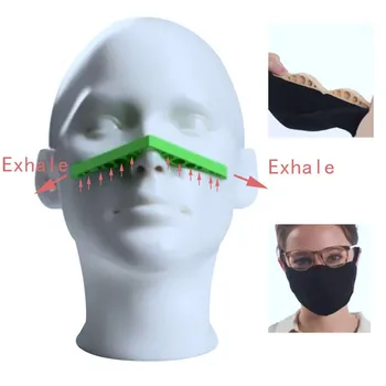 Mască de unică folosință 100buc 500pcs mascarillas Anti Ceață Silicon Podul de Nas Preveni Ochelari De Ceață masque Masca Neagra A50
