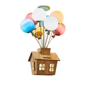 Creative balon de culoare candelabru lămpi de cameră pentru copii, băiat, fată dormitor de lampa Nordic minimalist modern, dormitor lumini