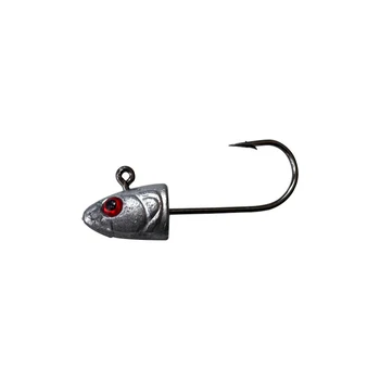 6pcs/lot Expus Jig Pescuit Duce Capul Cârlige 3.5 g 7g 5g 10g Tip de Pește Cârlig Ghimpată pentru Worm Moale Atrage Jigging Aborda Instrument 3D Ochi