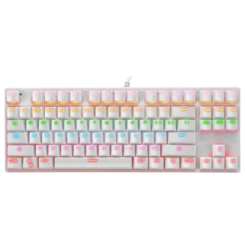 Tastatură mecanică de Gaming Keyboard K550 Mecanice USB Keyboard Colorate Iluminate cu LED cu iluminare de fundal Tastatură de Gaming