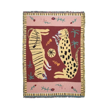 Canapea capac pătură pătură decor Nordic living agrement pătură simplu stil național șal tapiserie de perete de tricotat