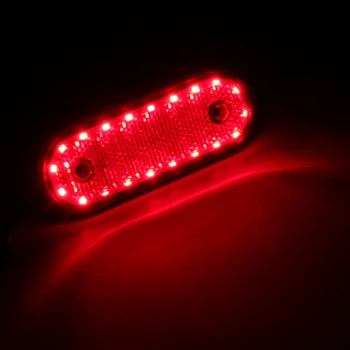 10 buc LED-uri Auto de poziție Laterale Lumini de Clearance-ul Lampă pentru 24V Camion, RV Trailer Preluare Roșu Galben Alb