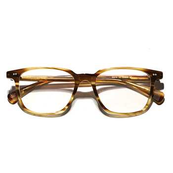 Retro acetat de rama de ochelari bărbați Clasic vintage square optice, ochelari de Miopie miopie femeie baza de prescriptie medicala Ochelari de calculator
