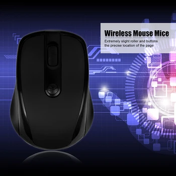 POWSTRO K Optice Profesionale Mouse-ul fără Fir Soareci Mouse USB 2.4 GHz Cu Mini Dongle USB Pentru PC, Laptop Win7/8/10/XP/Vista