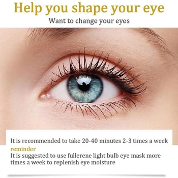 60pcs de Fullerene Bec Musculare Luminoase Masca de Ochi Hidratare Hidratare Diluare Cerc Închis Ochi Patch-uri Anti-Îmbătrânire pentru Ochi de Îngrijire a Pielii