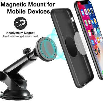 XMXCZKJ Suport de Telefon pentru Masina Magnetic Universal Magnetic de Telefon de Montare în Mașină Rotație de 360 de Grade pentru tabloul de Bord Suport de Telefon Mobil