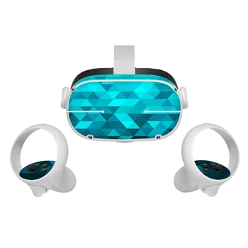 Set de Căști VR PVC Piele Autocolante pentru Oculus Quest 2 de Realitate Virtuală, Desene animate Protetcive Decalcomanii Autocolant pentru Quest2 operator piese