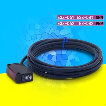 10BUC E3Z-D61 Senzor optic Difuz Reflectorizante Fotoelectric Comutator cu Built-in Amplificator E3Z-D62 E3Z-D81 E3Z-D82