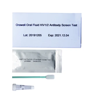 Fluid anti-HIV1/2 Anticorpi Test de Ecran Acasă Saliva test Kit HIV SIDA kituri de Testare ( 1 buc)