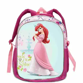 Disney Baby Rucsac Mica Sirena Ariel Printesa Copii Sac de Școală Grădiniță Grădiniță Elementare Rucsacuri pentru Fete