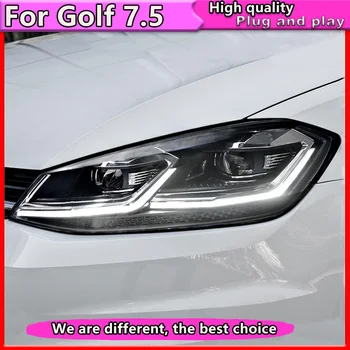 Styling auto Pentru VW Golf 7.5 Faruri Golf7.5 MK7.5 LED-uri Faruri cu Dinamică 2018 DRL H7 D2H Hid Bi Xenon Fascicul