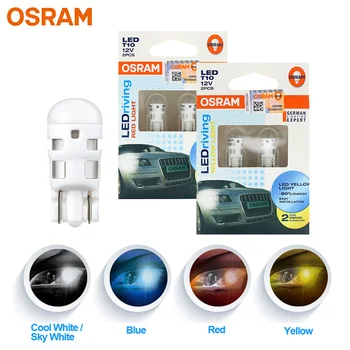 OSRAM LED T10 W5W 194 Semnal de Lumină LEDriving STANDARD 2880 LED-uri Auto Bec Indicator de Lămpile de Interior Roșu Chihlimbar Alb 2 BUC