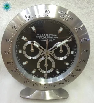 De lux Masă de Metal Ceas de Ceas Forma de Ceas Mare și Modernă, cu Stralucitoare Caracteristici Ceas Artă Modernă de Design Ceas cu Logo-ul