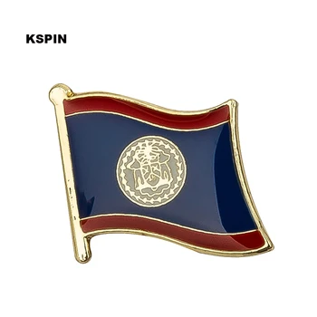 Belize flag pin pin rever insigna 10buc o mulțime Brosa Icoane KS-0041