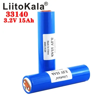 LiitoKala 33140 3.2 v 15Ah lifepo4 baterii cu litiu 3.2 V Celule pentru diy 12v 24v cu bicicleta e e-scooter power tools Bateria