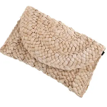 Boem vara sac de paie pentru femei de moda de ambreiaj geantă de mână-rattan țesute sac, sac de plajă