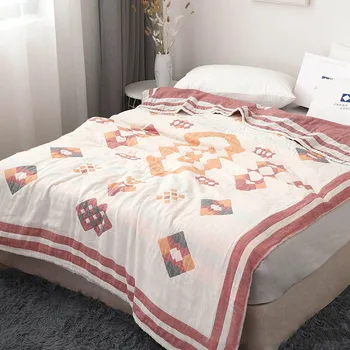 Japonia Bumbac Plapuma de Vară Pătură Tifon Prosop Cuvertură Cuvertură pentru pat Dublu Queen Pat King-Size, lenjerie de Pat Canapea Capacul Plapumă