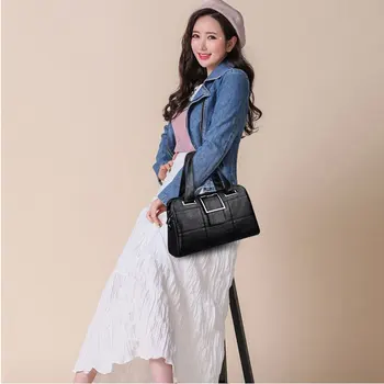 Genți de mână de femei 2020 lux de moda saci de umăr din piele pu geantă de cumpărături negru buzunar cu fermoar geanta pentru fata