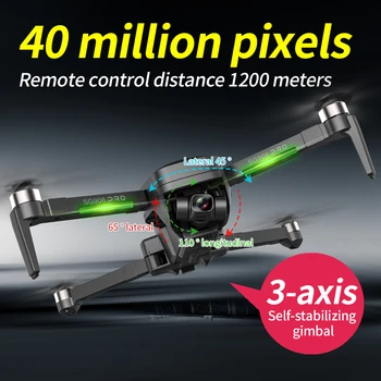 SG906 PRO 2 GPS 4K RC Drone cu Camera Wifi Trei-Axis Gimbal Brushless RC Quadcopter 1200M Control de la Distanță Elicopter