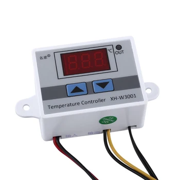 220V Digital cu LED-uri Controler de Temperatura Termostat de Control Comutator