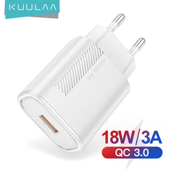 KUULAA Quick Charge 3.0 QC 18W Incarcator USB Pentru iPad mini QC3.0 Încărcare Rapidă USB de Perete Comprimat, Încărcător Pentru Samsung Huawei, Xiaomi