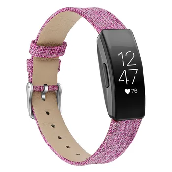 Înlocuirea Țesute Pânză de Ceas din Piele Trupa Curea Pentru Fitbit Inspira/Inspire HR Quick Release Suport SmartWatch Accesorii