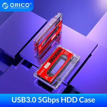 ORICO 2580U3 USB 3.0 Hard Disk Mobil Caz Transparent 6TB 2.5 inch SATA HDD SSD Extern Cabina de Box pentru Laptop PC