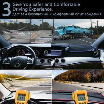 Tabloul de bord Capacul de Protecție Pad pentru Honda Fit Jazz~2019 Accesorii Auto de Bord Parasolar Covor GK5 2016 2017 2018