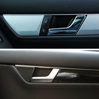 Masina Mâner Portieră Cromat Partea Stângă în Interiorul Interior Kit de Reparare Accesorii Auto pentru Mercedes W204 X204 2047201171 Stânga mânerul Ușii